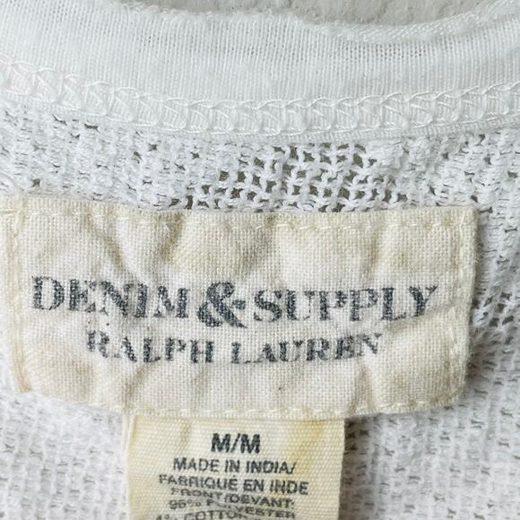 Ralph Lauren Denim & Supply White Island Beach Graphic Tank - Picture 4 of 7